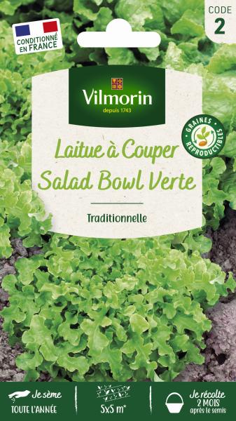 Potagères - Laitue à couper Salad Bowl verte - PACKAGING_RECTO